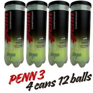 12 balls Penn #3 Championship Official USTA Leagues Extra Duty Felt Tennis